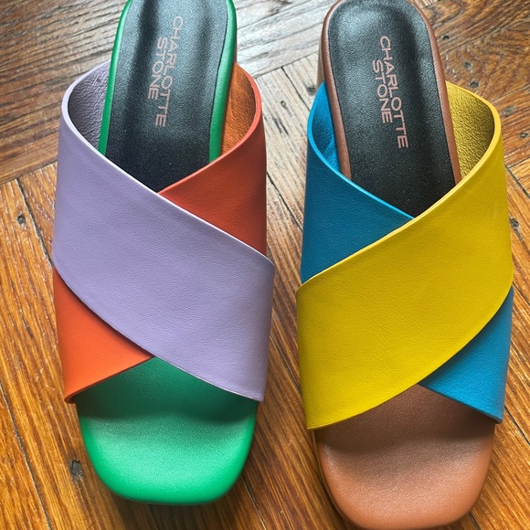 Charlotte Stone Colorblock Amos Sandal - Picture 10 of 10